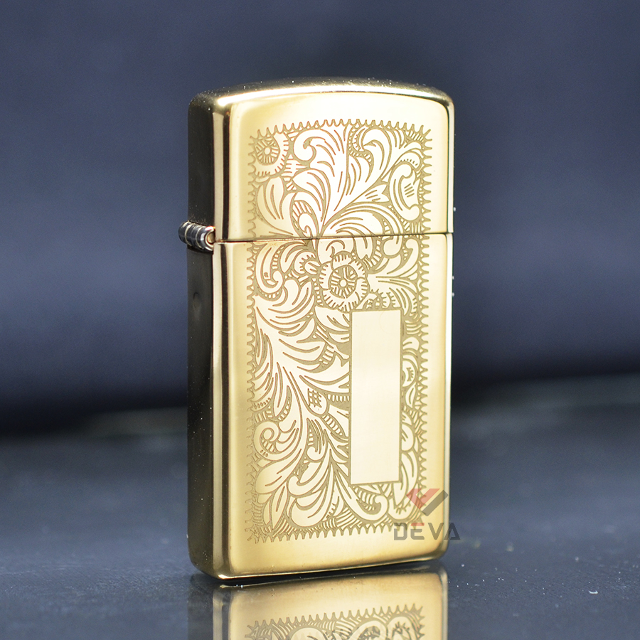 Bật lửa Zippo mini Z156 - Slim hoa văn Venetian